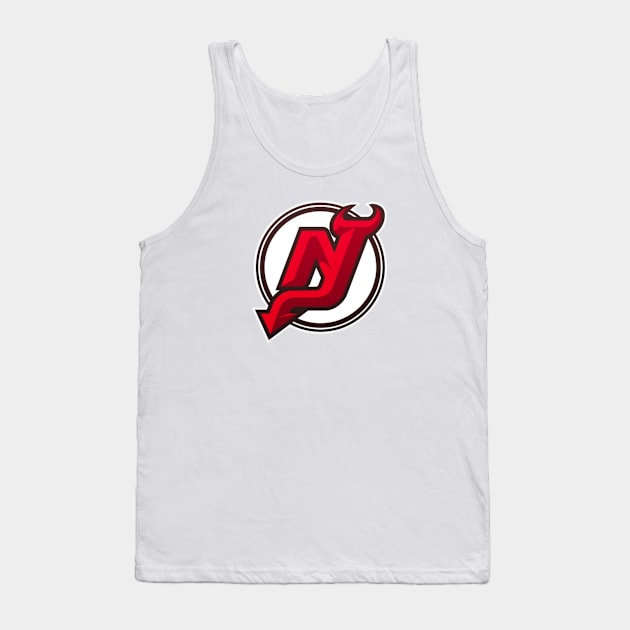 New Jersey Devils Tank Top by Jedistudios 